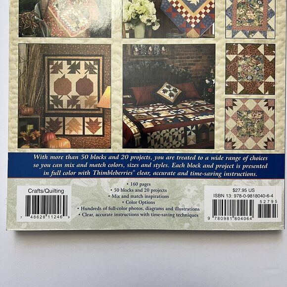 Thimbleberries Block by Block to Beautiful Quilts by Lynette Jensen Quilting - Picture 6 of 7